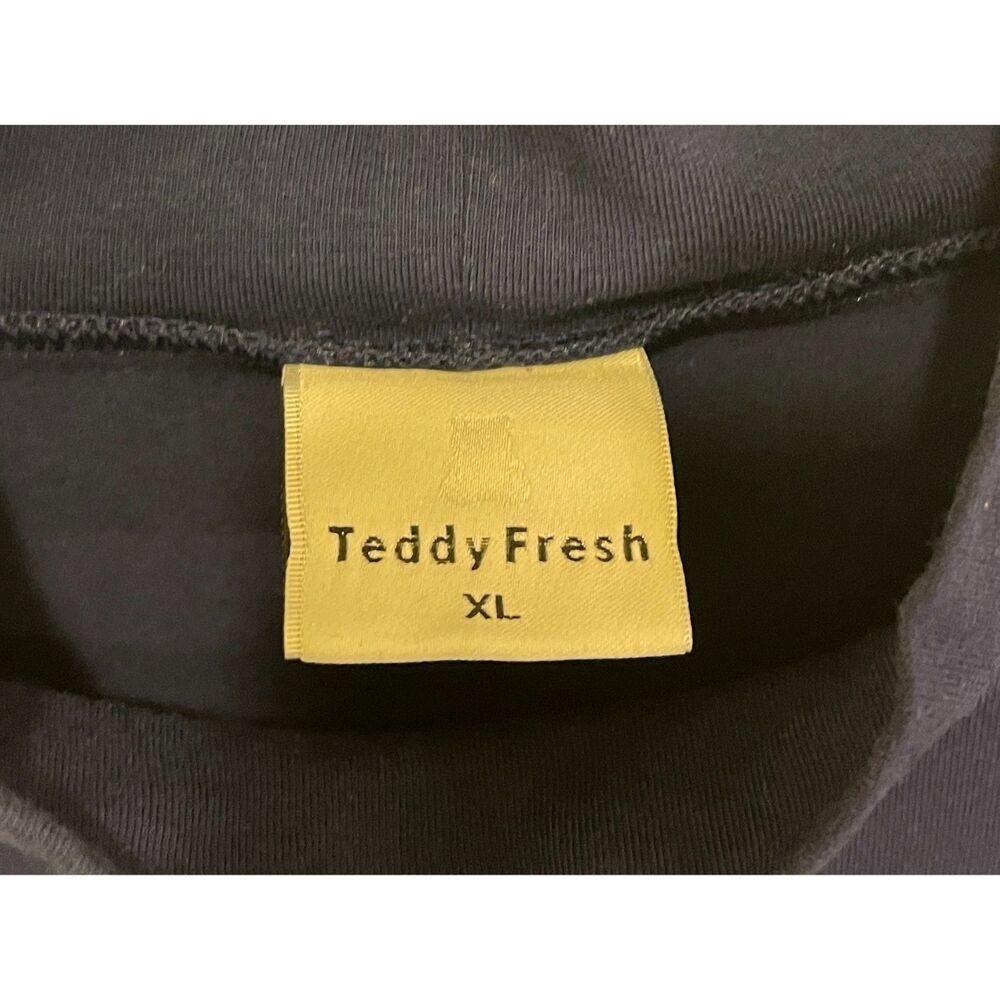Teddy Fresh Blue Teddy Graphic Sweatshirt Top  Women's Size XL - Picture 6 of 11